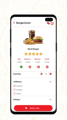 Burger Zoom android App screenshot 1